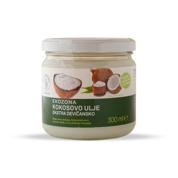 Ekozona kokosovo ulje organsko extra devičansko 300ml