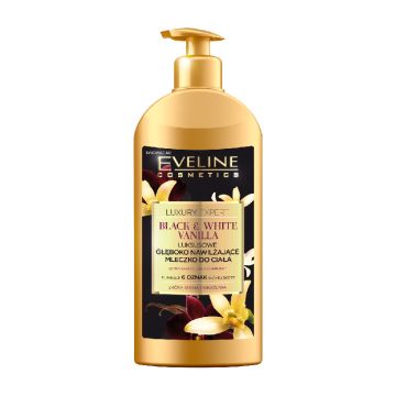 Eveline Black&White vanilla mleko za telo 350ml