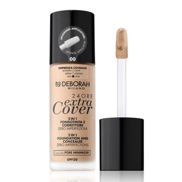 Deborah 24Ore Extra Cover tečni puder 00