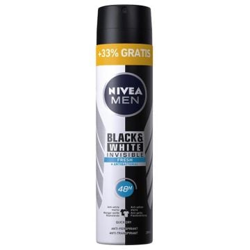 Nivea men b&w muški dezodorans u spreju 200ml
