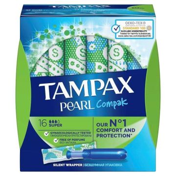 Tampax compak pearl tamponi sa aplikatorom 16kom