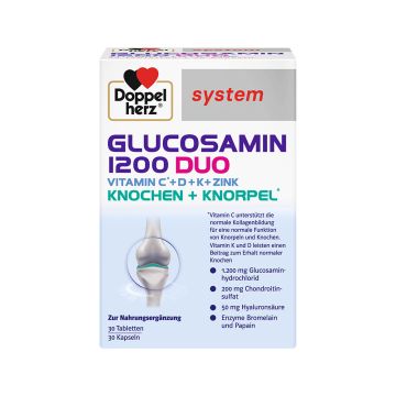 Doppelherz System Glukozamin 1200 Duo 60 kapsula/tableta