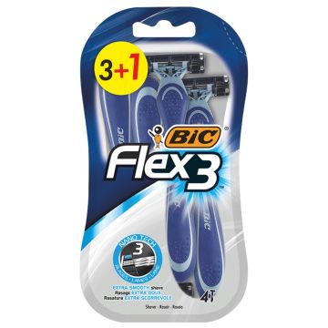 Bic brijač muški flex 3 blister 3+1 kom