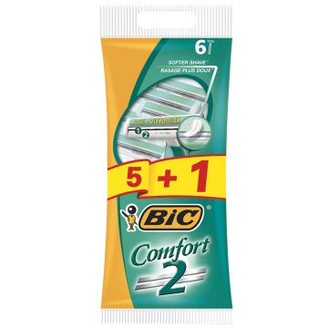 Bic brijač muški comfort 2 kesica 5+1 kom