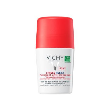 Vichy Deodorant Stress resist roll-on dezodorans za regulacju prekomernog znojenja 72h, 50 ml