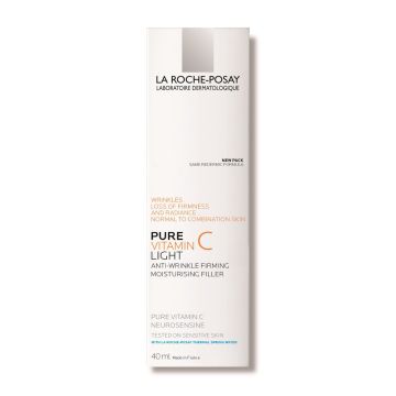 La Roche-Posay  redermic lagana krema za korekciju bora i punoću kože s čistim vitaminom c, 40 ml