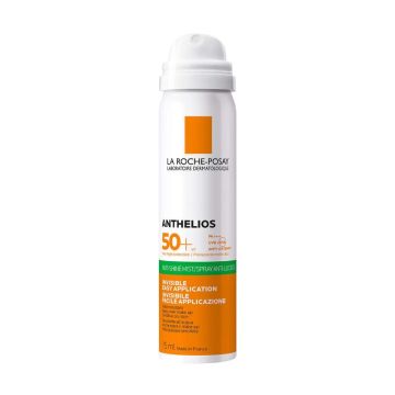La Roche Posay Anthelios nevidljivi i osvežavajući sprej za lice za zaštitu od sunca protiv sjaja, 75 ml