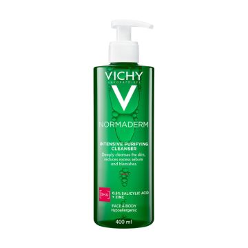 Vichy normaderm gel za dubinsko čišćenje masne kože, 400 ml