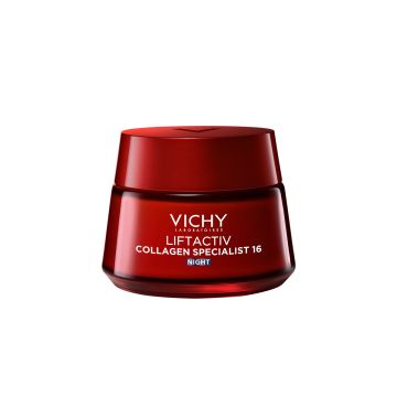 Vichy liftactiv collagen specialist noćna nega za korekciju bora i čvrstine kože, 50 ml