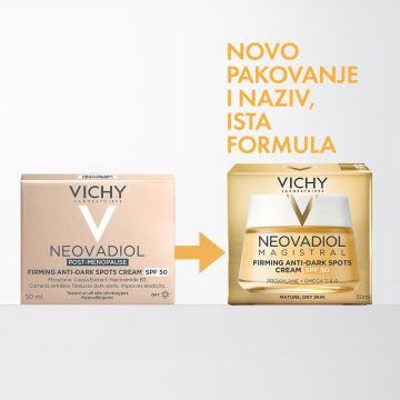 Vichy Neovadiol krema protiv tamnih fleka SPF50+, 50ml