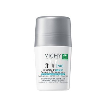 Vichy Invisible resist Roll-on dezodorans 72h, 50 ml