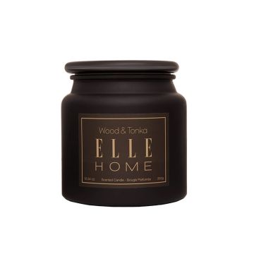 Elle Home sveća wood & tonka 350g