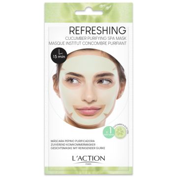 L'action spa maska krastavac za čišćenje lica 20g