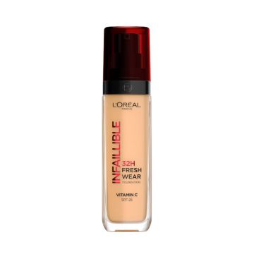 L'Oreal Paris Infaillible 32H Fresh Wear Tečni puder 235 Honey