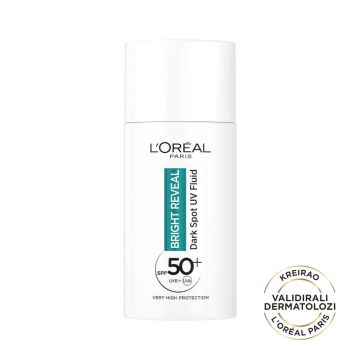L'Oreal Paris Bright Reveal UV fluid protiv tamnih fleka SPF50+, 50ml