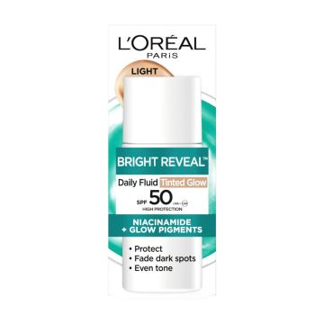 L'Oréal Paris Bright Reveal tonirani UV fluid SPF50+, 50ml light