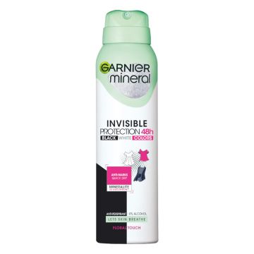 Garnier Deo Mineral Invisi Black, White&Colors Sprej 150ml