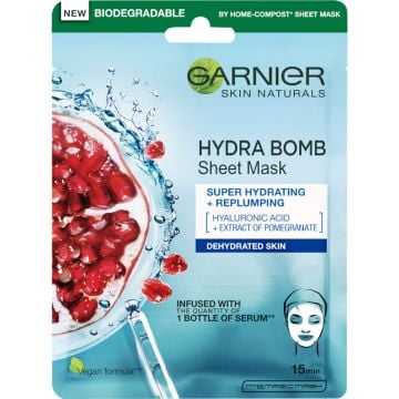 Garnier Skin Naturals Tissue Mask - Moisture + Aqua Bomb Maska za lice u maramici