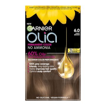 Garnier Olia boja za kosu 6.0 svetlo smeđa