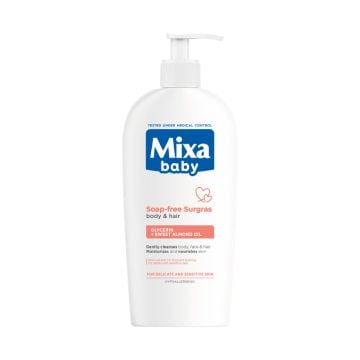 Mixa Baby Nežan gel za telo i kosu bez sapuna 400 ml