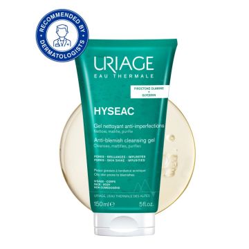 Uriage hyseac gel za pranje mešovite kože lica 150ml