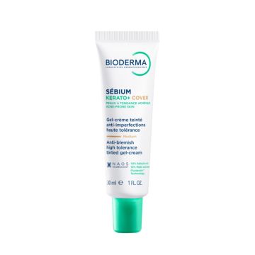 Bioderma Sébium Kerato+ Cover-tonirana gel-krema, 30 ml
