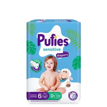 Pufies Fashion&Nature Maxi pack pelene extra large 42 komada 6 (13+kg)
