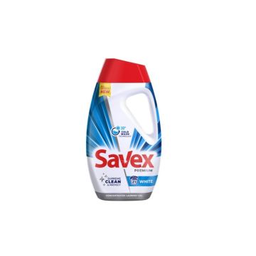 Savex tečni deterdžent za veš white 0,945L