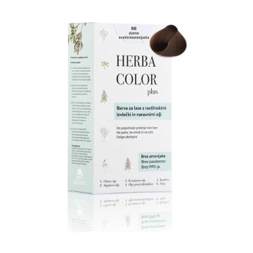 Herba Color plus 5D zlatno svetlo kestenjasta