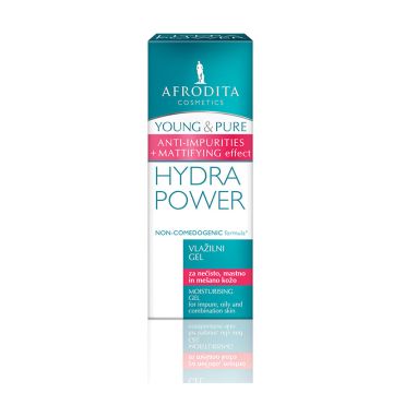Afrodita Young &Pure Hydra power vlažni gel 50ml