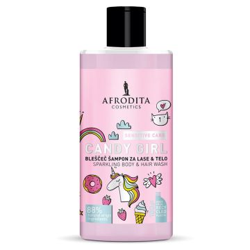 Afrodita Candy Girl šampon za kosu i telo  320ml