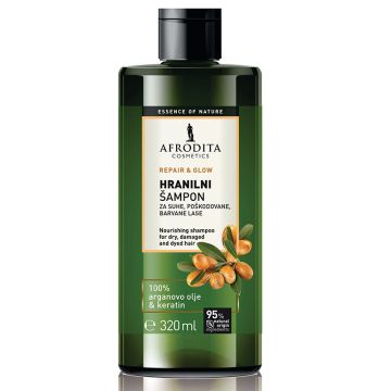 Afrodita essence of nature šampon za suvu, oštećenu, farbanu kosu 320ml