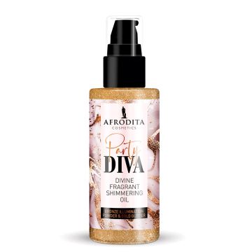 Afrodita Party DIVA  mirisno ulje sa šljokicama 100ml