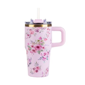 Rosmarino Termos MegaCup šolja Roses 580 ml- roze