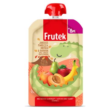 Frutek kaša jabuka šljiva kruška 100g