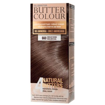 Subrina butter colour 660 čokoladno smeđa farba za kosu
