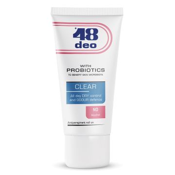  48 Clear antiperspirant roll-on 50ml