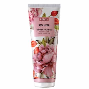 Biobaza Flower Romance (šipak, božur i ruža) losion za telo 250ml