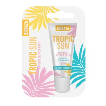 Biobaza Tropic sun prirodni balzam za usne od maslaca za prirodnu negu