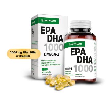 Dietpharm EPA DHA 1000, 60 kapsula
