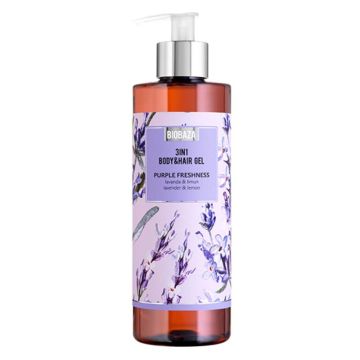 Biobaza body&hair 3u1 gel za tuširanje sa lavandom i limunom 400ml