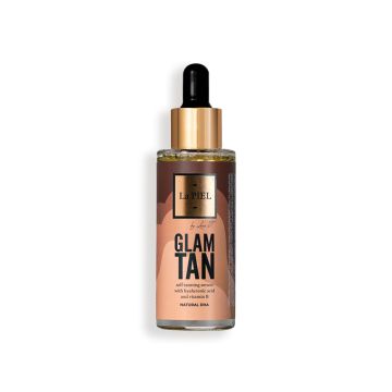 La PIEL Glam Tan hijaluronski serum za samopotamnjivanje lica 30ml
