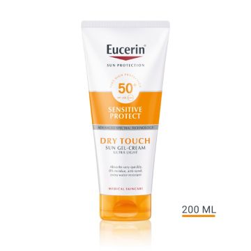 Eucerin Dry Touch Gel-krem za zaštitu osetljive kože od sunca SPF 50+
