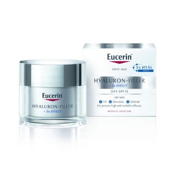 Eucerin Hyaluron-Filler Dnevna krema za suvu kožu SPF 15