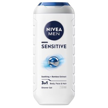 NIVEA MEN Sensitive gel za tuširanje za muškarce 250ml