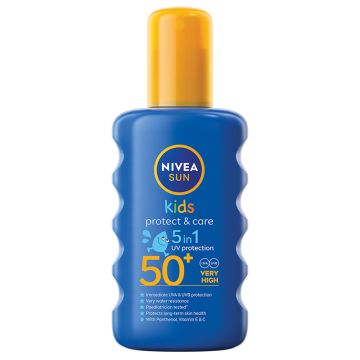 NIVEA Sun Protect & Care dečji obojeni sprej SPF 50+ 200 ml