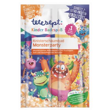 Tetesept Monster Party pucketava penušava kupka 45g