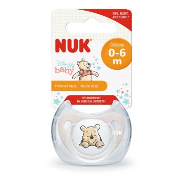 Nuk silikonska varalica Disney Winnie the Pooh 0-6 m u higijenskoj kutijici