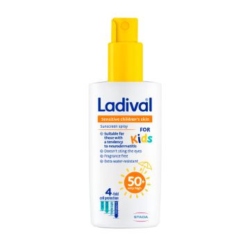 Ladival sprej za zaštitu kože od sunca SPF 50+ za osetljivu kožu dece 
