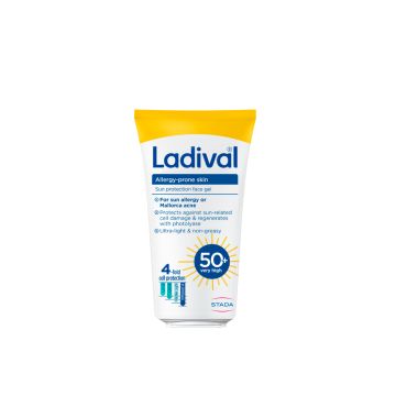 Ladival za lice za kožu sklonu alerigiama na sunce SPF50+